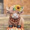 Glitzhome® 29.75" Fall Highland Cow Yard Stake or Wall Decor